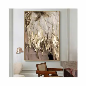 Nordic Animal Color Bird Feathers Poster Print wall art canvas paintings for Home Decor