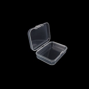 Transparent Plastic <b>Storage</b> Box 5.5X3.5X1.5Cm With Lid For <b>Seed</b> Beads Jewelry Organizers Airtight Portable PP Material - Product Image 2