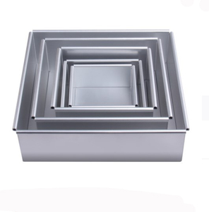 Khuôn Bánh Nhôm Di Động Hình Vuông - Product Image 1