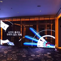 Écran LED transparent flexible auto-adhésif P3.91, affichage numérique, panneau publicitaire, mur vidéo en verre