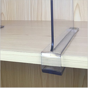 Venta al por mayor de productos de plástico PET en forma de L divisor de estante magnético para supermercado de comestibles - Product Image 6