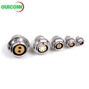 Connecteur Push Pull circulaire ECG 2 broches noyau d'aiguille à angle de 90 degrés du connecteur Push Pull de carte de Circuit imprimé - Product Image 5