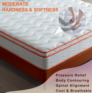 OE HOME Queen 25cm Thickness Hybrid <b>Mattress</b> Box Individual Pocket Coil Convertible Design Medium Firmness CertiPUR-US Certified - Product Image 3