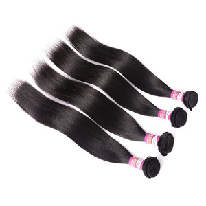 Extensions de cheveux humains vierges bruts, double épaisseur, cuticules alignées, non traités, 50g, lisses comme des baguettes, teintables, en trame - Product Image 5