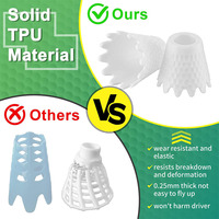 Balles de golf fantaisie en plastique pour entraînement de swing, multi-tailles, assorties, durables, blanches, avec logo personnalisé, pour bouteilles de bière