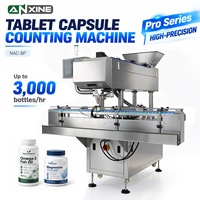 Compteur électronique automatique haute vitesse à 8 voies pour comprimés, capsules dures/molles, gélules, avec capteur photoélectrique et rejet automatique