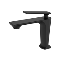 Robinet de lavabo chromé certifié cUPC WaterMark, mitigeur de salle de bain en laiton sans plomb, robinet de vanité moderne à poignée unique pour hôtel