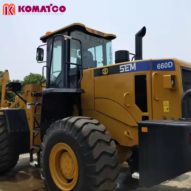 High Efficiency SEM660D 6 Ton Load Capacity Wheel Loader for Material Handling and Loading Operations