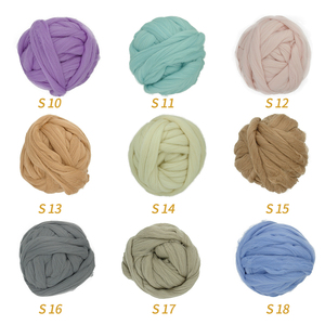 Alta Qualidade 100% Lã <span class=keywords><strong>Merino</strong></span> Fios Extravagantes em Massa Cores Múltiplas para Braço Tricô Padrão Tingido - Product Image 6