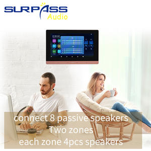 PW7825+CR525 2ゾーンWiFiステレオオーディオ天井スピーカー、壁掛けアンプサブウーファー付きホームサラウンドサウンドシステム - Product Image 4