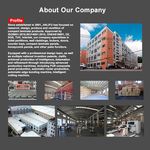 Jialifu Hiện Đại <span class=keywords><strong>Hpl</strong></span> Nhà Vệ Sinh Công Cộng Phân Vùng Không Thấm Nước Tầng Để Trần Thiết Kế Cho Khách Sạn Trường Học Trung Tâm Phòng Tắm - Product Image 5