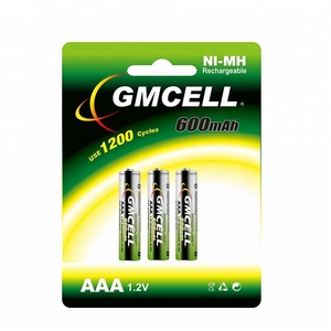 แบตเตอรี่ลิเธียมออกไซด์ GMCELL AAA 1.2V ประสิทธิภาพสูง รองรับการชาร์จเร็ว อายุการใช้งานยาวนาน ความจุ 600mAh สำหรับ - Product Image 2