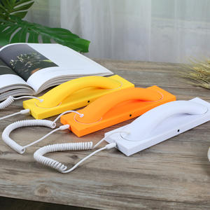 Originalité Rétro <span class=keywords><strong>Téléphone</strong></span> Récepteur Combiné Smartphone Appel <span class=keywords><strong>Casque</strong></span> 3.5mm <span class=keywords><strong>Téléphone</strong></span> <span class=keywords><strong>Fixe</strong></span> Microphone - Product Image 1