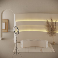 Paravent pliable Spazepaper et cloison de séparation avec écrans extensibles légers pour la décoration de salles de mariage
