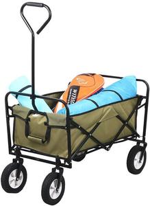 Chariot de plage surdimensionné à quatre roues avec assistance électrique Personnalisable Wagon de camping pliable Ballon d'extérieur OEM Plage motorisée - Product Image 3