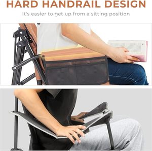 Sillas Plegables de Playa, Jardín y Camping, Reclinables, Portátiles, de Lujo, con Respaldo Ajustable y Diseño Personalizado de Oriente Medio - Product Image 6