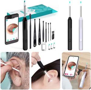 Outil de Nettoyage de Cérumen Sans Fil avec Caméra Kit d'Extraction de Cire d'Oreille 1296P HD Otoscope Auriculaire Grand Angle avec Lumière - Product Image 6