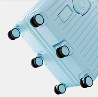 Valise enfant mini en gros, matériau ABS+PC, 4 roues pivotantes, bagage cabine avec siège bébé, valise à roulettes à monter