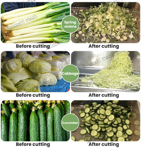 Cortadora Eléctrica Profesional <span class=keywords><strong>de</strong></span> Perejil, Puerro, Cebolla Verde, Pepino y Repollo, Máquina para Cortar y Triturar Vegetales <span class=keywords><strong>de</strong></span> Hoja - Product Image 3