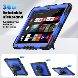 Funda con Soporte Giratorio 360° a Prueba <span class=keywords><strong>de</strong></span> Golpes para <span class=keywords><strong>Tablet</strong></span> <span class=keywords><strong>Samsung</strong></span> Tab A9 8.7 X110 X115 - Product Image 1