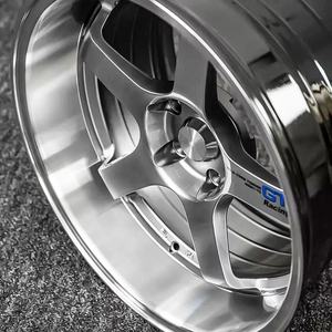 Rines JDM Cromados de 5 Radios con Borde Profundo para Autos de Carreras, 15 17 18 20 Pulgadas 5X100 5X112 5X114.3, Gran Venta - Product Image 4