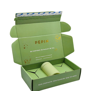 Custom Logo Corrugated Cosmetic Bottle Insert Package Emballage Shipping Boxes Small Mailing Beauty Boxes For Packiging
