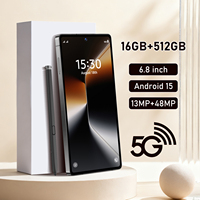 Nouveau Smartphone Android 5G S6 2026 6,8 pouces 16+512 Go 8000 mAh Octa-Core Débloqué Double SIM Longue Autonomie Mondial