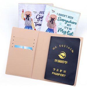 Diseño Personalizado, MOQ Bajo, Porta Pasaportes de Viaje de Cuero PU sin Cierre, 30mm de Grosor, Modelo PILOVE PC-072, Personalizable - Product Image 2