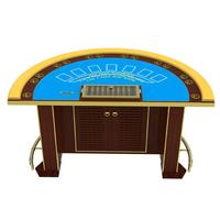 Lucky YH — cartes de Poker 90 pouces, personnalisés, en bois massif, demi-cercle, Blackjack