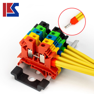 Connecteur de Câble Électrique 14AWG à Double Fil Isolé E2508 de 2,5 mm avec <span class=keywords><strong>Manchon</strong></span> de Sertissage en <span class=keywords><strong>Cuivre</strong></span> - Product Image 2
