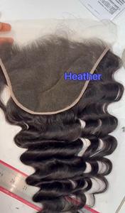 HD 4x4 Closure Burmesisches Lockiges Haar 5x5 Burmesisches Lockiges Closure 2x6 Burmesisches Lockiges Closure Rohhaar-Bündel mit HD Lace Frontal - Product Image 6