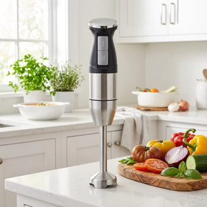 Mixeur Plongeant Haute Vitesse en Acier Inoxydable, 2 Vitesses, <span class=keywords><strong>pour</strong></span> Aliments Bébé, Smoothies, Soupes - Appareil de Cuisine - Product Image 2
