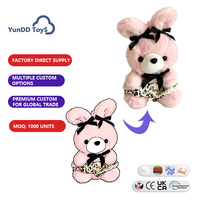 Gantungan Kunci Boneka Kelinci Plush Grosir Laris Manis, Gantungan Tas Lucu, Mini Hewan Lembut, Isi Kapas PP, Mainan Gantungan Kunci Custom