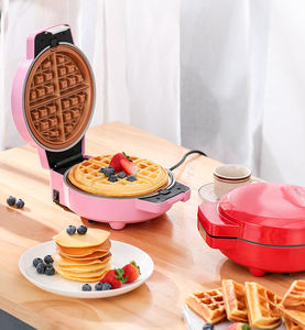 850W Gaufrier rond simple machine à collation détachable gaufrier crêpière mini donut gaufrier avec 9 assiettes - Product Image 2