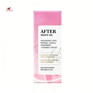 Moisturizing Soothing Vanilla Strawberry VC Shave Oil Fresh Odor Seed Raw Hyaluronic Acid Vitamin E GZ RTS Bulk Mixed Order - Product Image 2