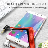 Câble adaptateur audio 3,5 mm TRS vers TRRS pour microphone cravate et sortie audio, mâle-mâle