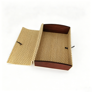 Cesto portaoggetti in bambù naturale intrecciato, artigianato in <span class=keywords><strong>legno</strong></span>, di tendenza, in promozione - Product Image 3