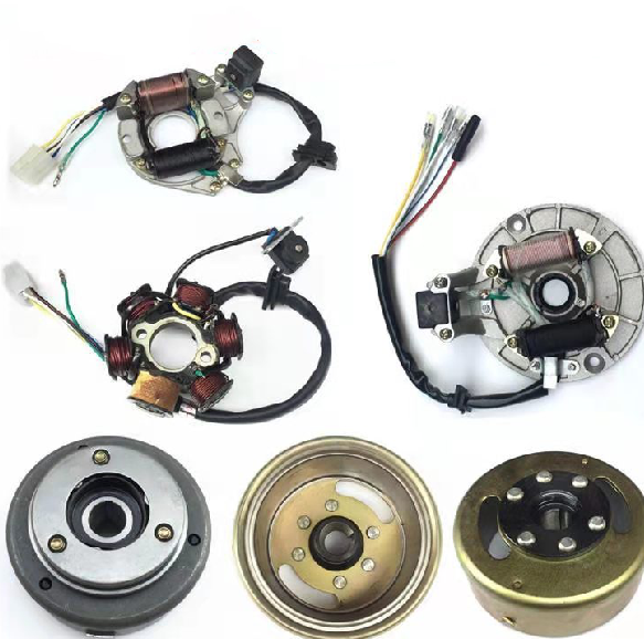 Запчасти для мотоциклов и магнитные катушки
