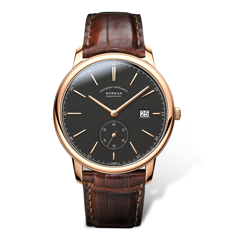 Oro BM3817-Rose-marrone-nero