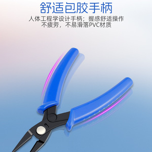ชุดคีมเครื่องประดับ ปากเฉียงเหล็ก สำหรับตัดและปอกสายไฟ DIY และชิ้นส่วนอิเล็กทรอนิกส์ - Product Image 5