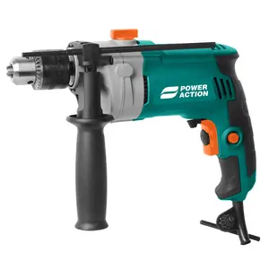 Power Action 850w Variable Speed Alum Head Corded Hammer Drill ID850