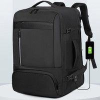 Sac à dos professionnel décontracté pour ordinateur portable, grande capacité, compartiment à chaussures extensible, avec séparation sec/humide