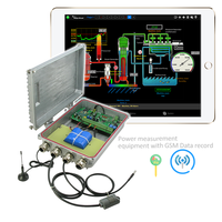Enregistreur de données GPRS à faible puissance Station météo extérieure étanche gsm sms dispositif d'envoi batterie de télécommande