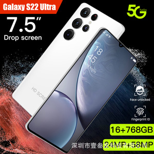Smartphone <span class=keywords><strong>S22</strong></span> <span class=keywords><strong>Ultra</strong></span> Octa Core LTE (2 16G) 1.7 pouces Tout-en-un Commerce extérieur Nouvelle usine - Product Image 2