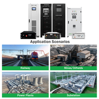 Batterie LiFePO4 haute tension 224V 200Ah sans entretien avec BMS intelligent et surveillance à distance pour système de secours CC de sous-poste autonome
