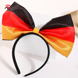 Benvenuti 2026: Fascia per capelli da donna con fiocco, bandiera nazionale USA Messico Canada, per tifosi di calcio, eventi sportivi, <span class=keywords><strong>regalo</strong></span> - Product Image 5