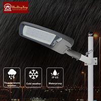 Lampe de route LED à cellule photoélectrique IP65 Guangdong, éclairage extérieur, design en aluminium, puce SMD, AC 4000K, gamme de 40W à 200W, prix d'usine
