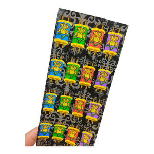 Imperméable à l'eau brillant vinyle pvc enfants jouer autocollant kawaii esthétique baiser coupe feuille adolescents enfants filles cadeau promotionnel mignon autocollant - Product Image 4