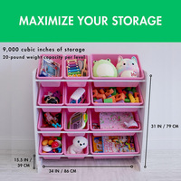 Organisateur de jouets Dream Space pour filles Organizador De Juguetes Minnie Mouse Room Decor Toys & Bed Essentials
