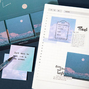 Tùy Chỉnh Sáng Tạo Trăng Sao Mây Bầu Trời Hoa Dính Note Pad Ghi Chú Văn Phòng Trường Học Văn Phòng Phẩm Cung Cấp Giấy Tự Dính Lưu Ý - Product Image 4